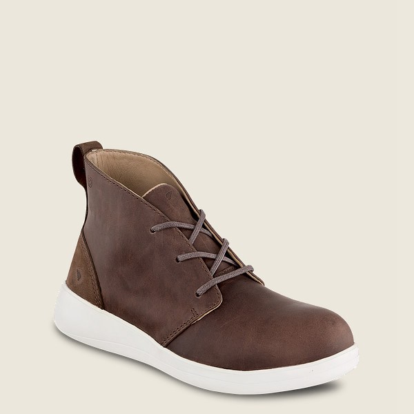 Red Wing Work Boots Zero-G Lite - Safety Toe Chukka - Mørke Brune - Dame 3524-XVDJA